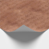 Terracotta Arrows Boho Geschenkpapier (Ecke)