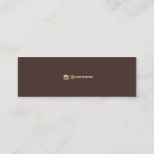 Terracotta Astrologie Sterne Gestüt Ohrensichter Mini Visitenkarte (Rückseite)