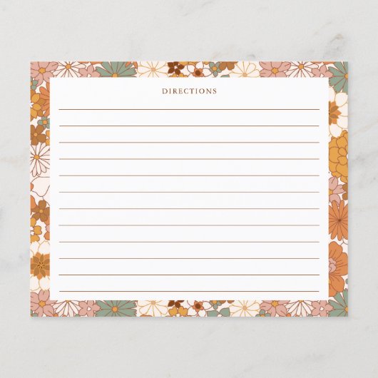 Terracotta auf dem Boho Brautparty (Rückseite)