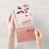 Terracotta auf dem Deich All In One Einladung (Abreißen)