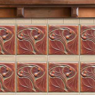 Terracotta auf dem Lande Deco d'Arte della Riforma Fliese