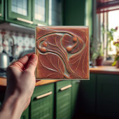 Terracotta auf dem Lande Deco d'Arte della Riforma Fliese