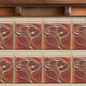 Terracotta auf dem Lande Deco d'Arte della Riforma Fliese