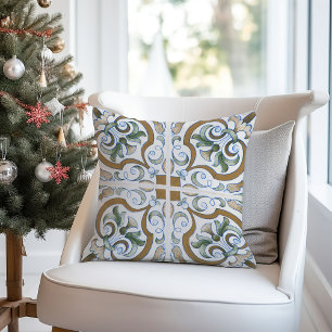 Terracotta auf dem Lande   Rustikaler italienische Kissen