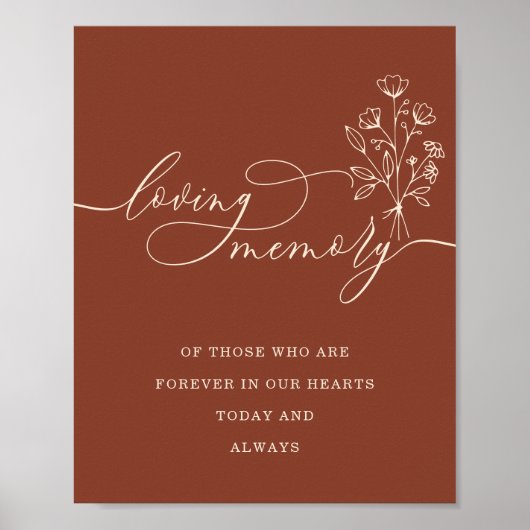 Terracotta auf dem Monte San Giorgio Poster (Vorne)