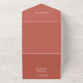 Terracotta auf dem Monte Tamaro All In One Einladung (Außenbereich)