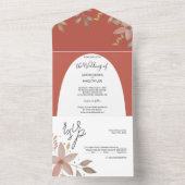 Terracotta auf dem Monte Tamaro All In One Einladung (Innen Boden)