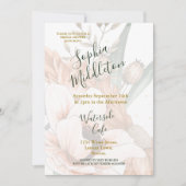 Terracotta auf dem Monte Tamaro Brautparty Einladung (Vorderseite)