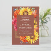 Terracotta auf dem Monte Tamaro Einladung (Stehend Vorderseite)