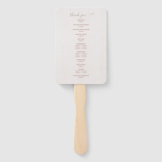 Terracotta auf dem Monte Tamaro Fächer (Rückseite)