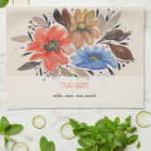 Terracotta auf dem Monte Tamaro Geschirrtuch (Gefaltet)