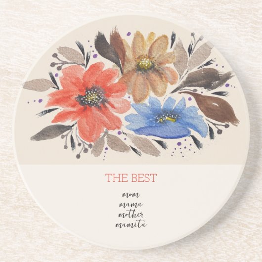 Terracotta auf dem Monte Tamaro Getränkeuntersetzer (Vorne)