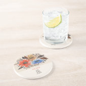 Terracotta auf dem Monte Tamaro Getränkeuntersetzer (Seite)