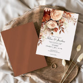 Terracotta auf dem Monte Tamaro Hochzeit im Herbst Einladung