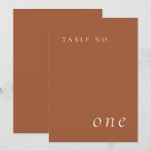 Terracotta auf dem Monte Tamaro Minimalistische Ti Einladung (Vorne/Hinten)