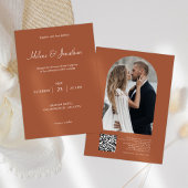 Terracotta auf dem Monte Tamaro Modernes Minimalis Einladung