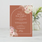 Terracotta auf dem Monte Tamaro Party Einladung (Stehend Vorderseite)