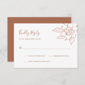 Terracotta auf dem Monte Tamaro RSVP Karte (Vorne/Hinten)