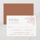 Terracotta auf dem Monte Tamaro RSVP Karte (Vorne/Hinten)