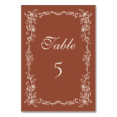 Terracotta auf dem Monte Tamaro Tischnummer (Vorderseite)