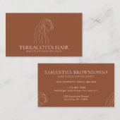 Terracotta auf dem Monte Tamaro Visitenkarte (Vorne/Hinten)