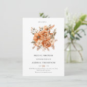 Terracotta auf dem Wasser | BRAUTPARTY Einladung (Stehend Vorderseite)