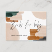 Terracotta Babyduschbücher für Babynahrung Begleitkarte (Vorderseite)