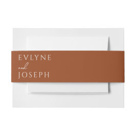 Terracotta Beige Boho Burnt Orange Einzigartige Ho Einladungsbanderole