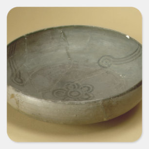Terracotta bemalt graue Ware, Hastinapur, 800-400 Quadratischer Aufkleber