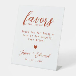 Terracotta Bitte nehmen Sie ein einfaches, moderne Sockelschild