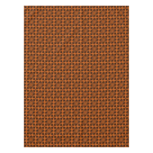 Terracotta Black Alcient Griechisch Meander Muster Tischdecke (Vorderseite)