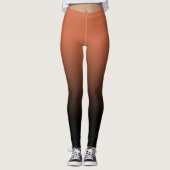 Terracotta Black Ombre Leggings (Vorderseite)