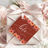 Terracotta Bläserner Herbsthochzeit Herbst in Lieb Geschenkanhänger