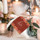 Terracotta Bläserner Herbsthochzeit Herbst in Lieb Geschenkanhänger