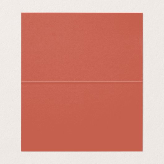 Terracotta-Blätter Moderne Hochzeitsszene Platzkar (Innenseite Aufgefaltet)