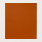 Terracotta-Blätter Moderne Hochzeitsszene Platzkar (Innenseite Aufgefaltet)