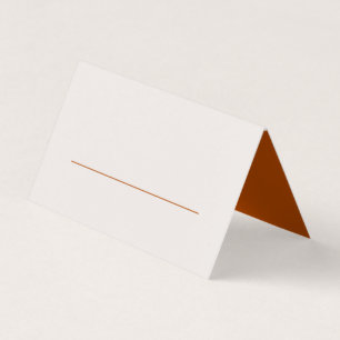 Terracotta-Blätter Moderne Hochzeitsszene Platzkar