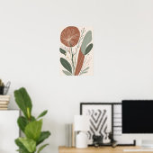 Terracotta Bloom I Poster (Heimbüro)