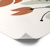 Terracotta Bloom III Poster (Ecke)