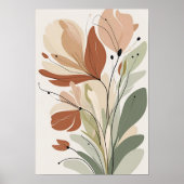 Terracotta Bloom III Poster (Vorne)