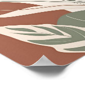 Terracotta Bloom Poster (Ecke)