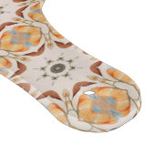 Terracotta Bloom Tile - Blumenmuster Schneidebrett (Ecke)