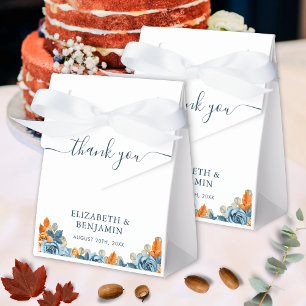 Terracotta Blue Rust Eucalyptus Monogram Vielen Da Geschenkschachtel