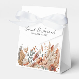 Terracotta-Blume Hochzeit Geschenkschachtel