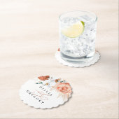 Terracotta-Blume Pampas Grass Untersetzer (Vor Ort)