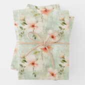 Terracotta Blume und Grüne Weinroute Mendrisiotto Geschenkpapier Set (Beispiel)