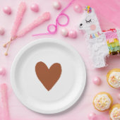 Terracotta Bohemisch Burnt Orange Babydusche Pappteller (Party)