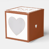 Terracotta Bohemisch Earthy Hello Baby Dusche Geschenkschachtel (Vorderseite)