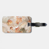 Terracotta Bohemisches, modernes Pampasgras Gepäckanhänger (Rückseite horizontal)