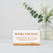 Terracotta Boho Abstrakt Wüste Buchanfrage Begleitkarte (Stehend Vorderseite)